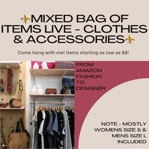 Accessories - LIVE SHOW - CLOTHING SHOES AND ACCESSORIES!